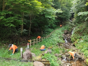 滝の整備